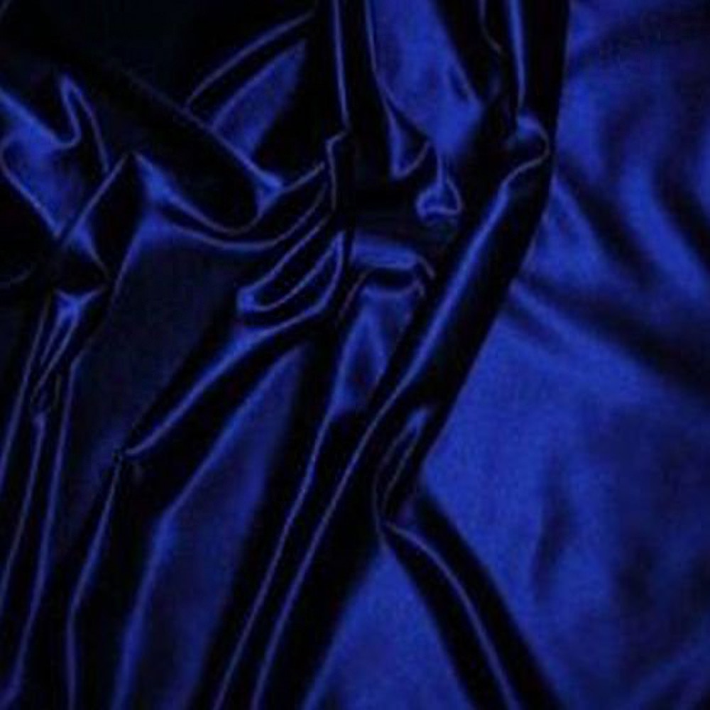 Set 5 metri satin elastic, albastru