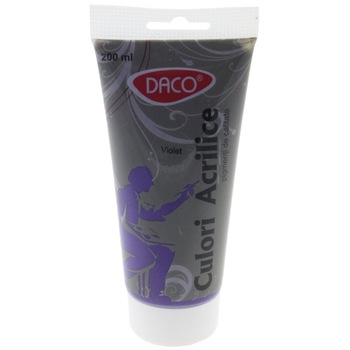Vopsea acril 200 ml Violet DACO CU3200VI Vopsea acril 200 ml Violet DACO CU3200VI