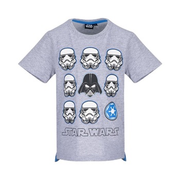Tricou copii Star Wars, gri, 6 ani, 116 cm Tricou copii Star Wars, gri, 6 ani, 116 cm