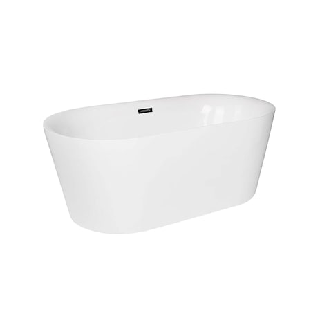 Cada freestanding ovala din acril MINERVA 150*75 cm