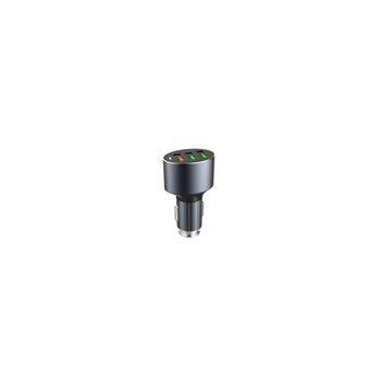 Incarcator Auto Ldnio C703Q Quick Charge 3.0 / 3A - 3x USB / Micro USB Negru Incarcator Auto Ldnio C703Q Quick Charge 3.0 / 3A - 3x USB / Micro USB Negru