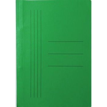 Set 30 Dosare de carton cu sina, Verde Set 30 Dosare de carton cu sina, Verde