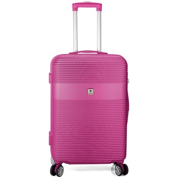 Troler Mare, ABS, 4 Roti, Duble, BENZI, BZ 5398 - 74 cm, Roz Troler Mare, ABS, 4 Roti, Duble, BENZI, BZ 5398 - 74 cm, Roz