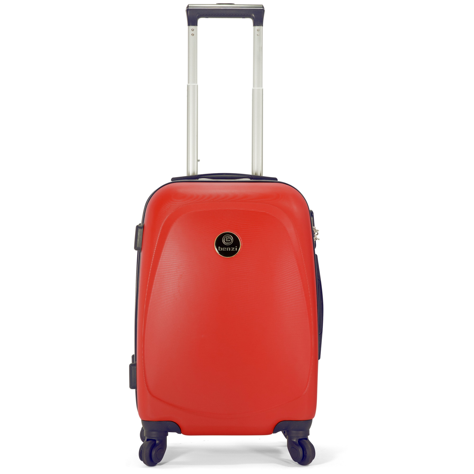 Troler Cabina, ABS, 4 Roti, BENZI, BZ 5334 - 56 cm, Rosu