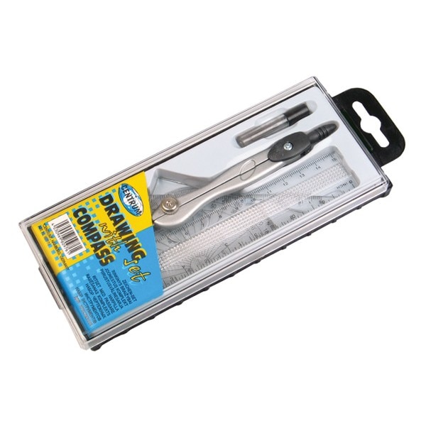 Trusa de geometrie Centrum in etui din plastic