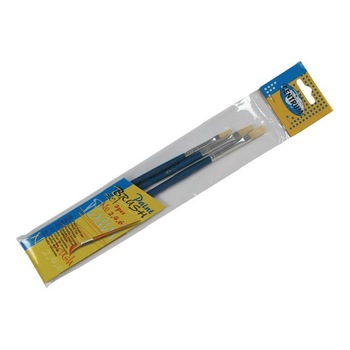 Set 3 pensule cu varf tesit Centrum, nr. 2, 4, 6 Set 3 pensule cu varf tesit Centrum, nr. 2, 4, 6