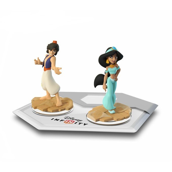 Set 2 Figurine Disney Infinity 2.0 Aladdin Play Set