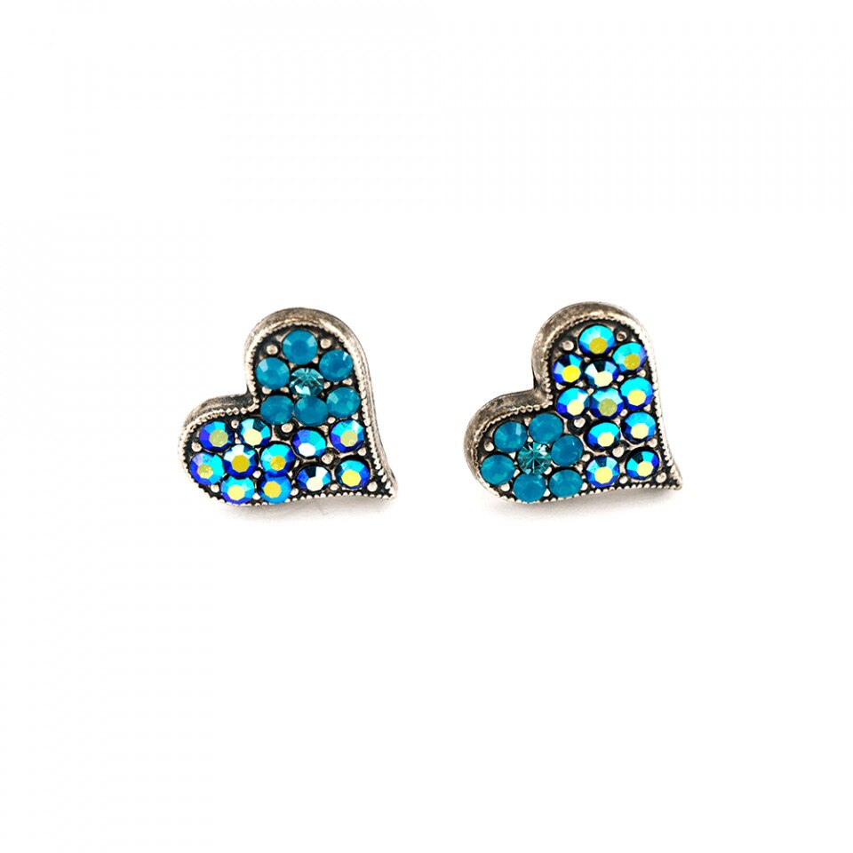 Cercei placati cu Argint 925, Cristale Swarovski, Julia by Roxannes - Mariana Jewellery, Albastru 1322-3322SP2