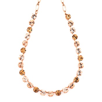 Colier placat cu Aur roz de 24K, Cristale, Jackie by Roxannes - Mariana Jewellery, Bej 3252-39132RG Colier placat cu Aur roz de 24K, Cristale, Jackie by Roxannes - Mariana Jewellery, Bej 3252-39132RG