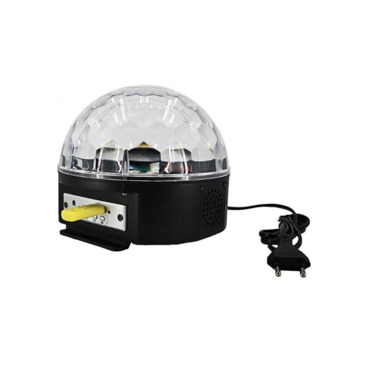Glob Disco Cu Boxa Laser Club Cu Telecomanda, Bluetooth, Redare Audio Mp3