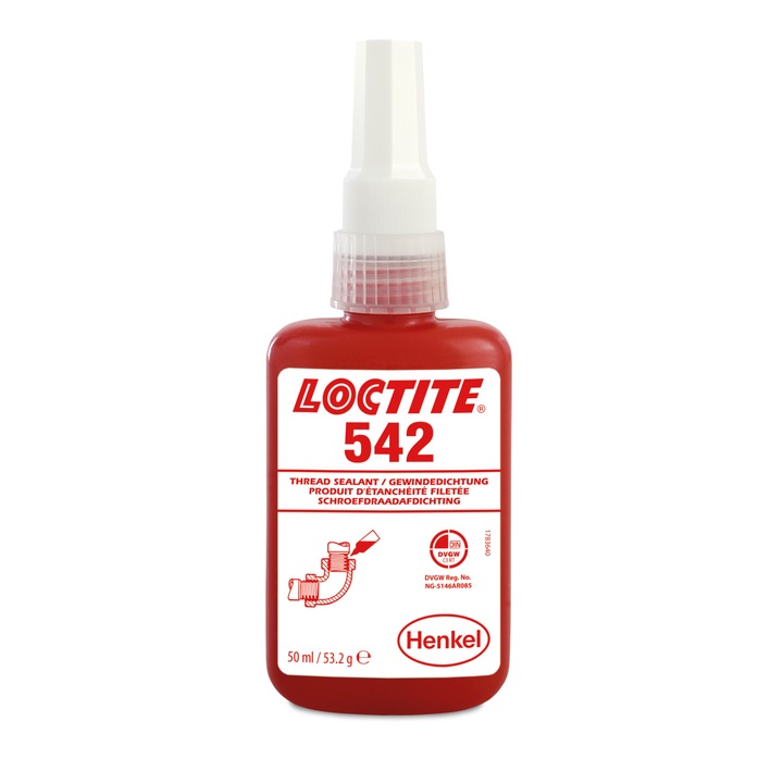 Etansant pentru filete LOCTITE 542 de 50 ml dimensiune maxima a tevii: 3/4"