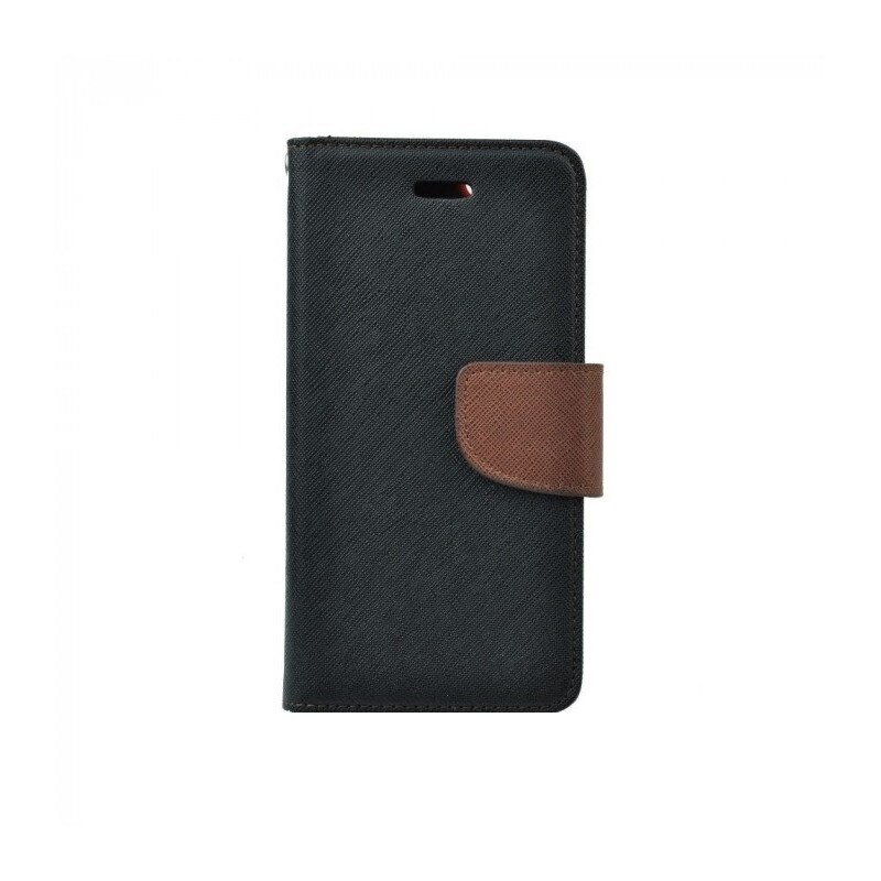 Husa Mercury Fancy Diary iPhone 6 Plus (5,5inch ) Negru / Brown Blister