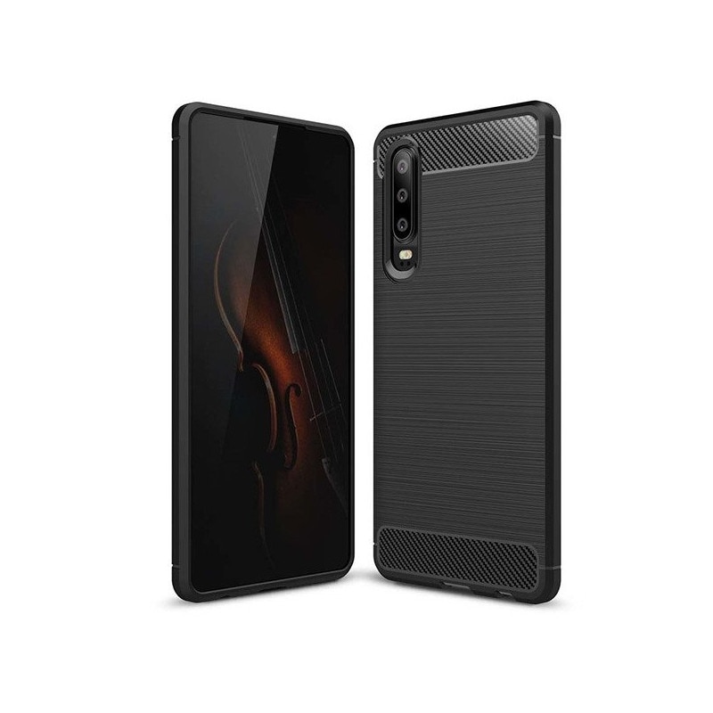 Husa design carbon Huawei P30 , black