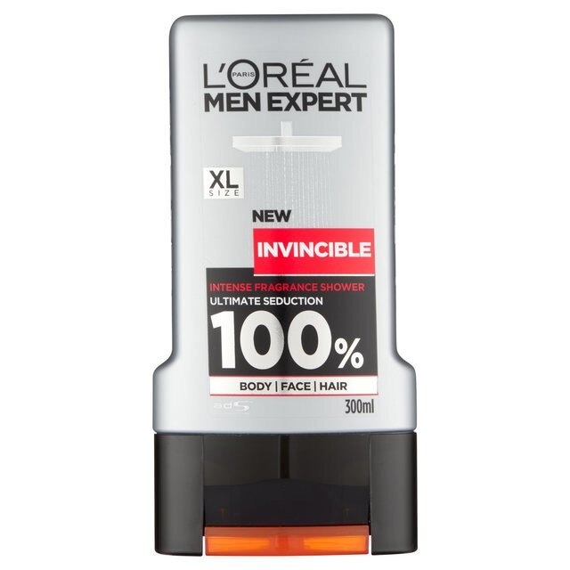 Gel de dus corp, fata si par L’Oreal Men Invincible Intense Fragrance 300ml