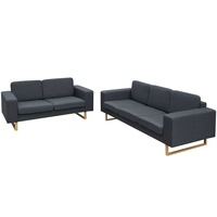 set de 2 canapele cu 2 si 3 locuri vidaxl cadru de lemn si tapiterie textila gri inchis imagen 32_0_
0