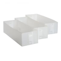 Set 3 organizatoare plastic pentru sertar Maxdeco