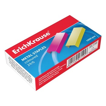 Capse 24/6 ErichKrause 1000 buc/cutie Capse 24/6 ErichKrause 1000 buc/cutie