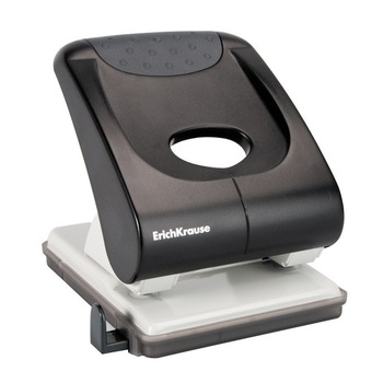 Perforator 40 coli ErichKrause Elegance cu ghidaj, Negru Perforator 40 coli ErichKrause Elegance cu ghidaj, Negru