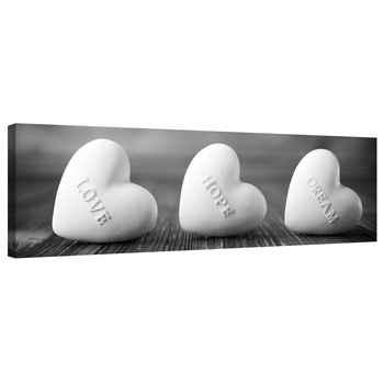 Tablou Canvas DEGRETS 78216 Dragoste, Speranta, Vis, 45x145cm Tablou Canvas DEGRETS 78216 Dragoste, Speranta, Vis, 45x145cm