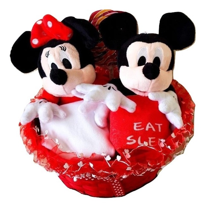 Cos Cadou Minnie si Mickey Mouse, 7 Piese