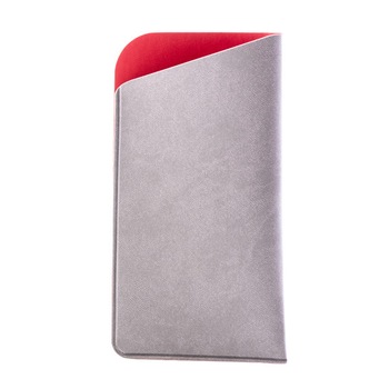 Etui, toc, suport ochelari, piele ecologica, Twin gri, UNIKA Etui, toc, suport ochelari, piele ecologica, Twin gri, UNIKA
