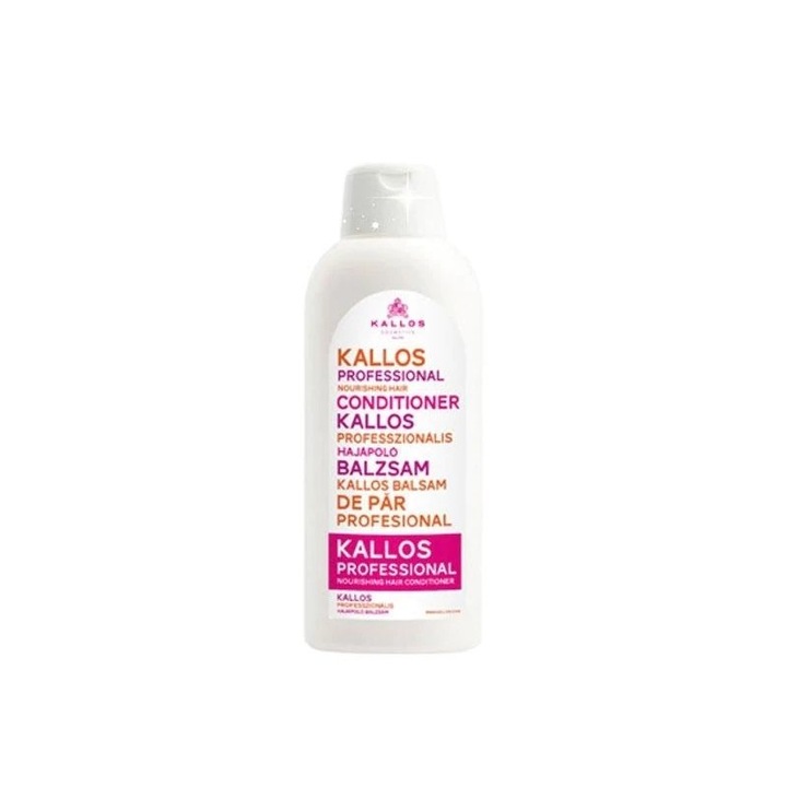 Balsam pentru Par KALLOS Profesional, 1000 ml, Balsam Par Uscat si Despicat