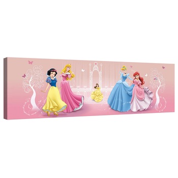 Tablou Canvas DEGRETS 78227 Printese Disney 2, 45x145cm Tablou Canvas DEGRETS 78227 Printese Disney 2, 45x145cm