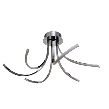 Plafoniera NIKOM NG 9202-6, LED, 66W, 4000K, 220 V, metal, crom Plafoniera NIKOM NG 9202-6, LED, 66W, 4000K, 220 V, metal, crom