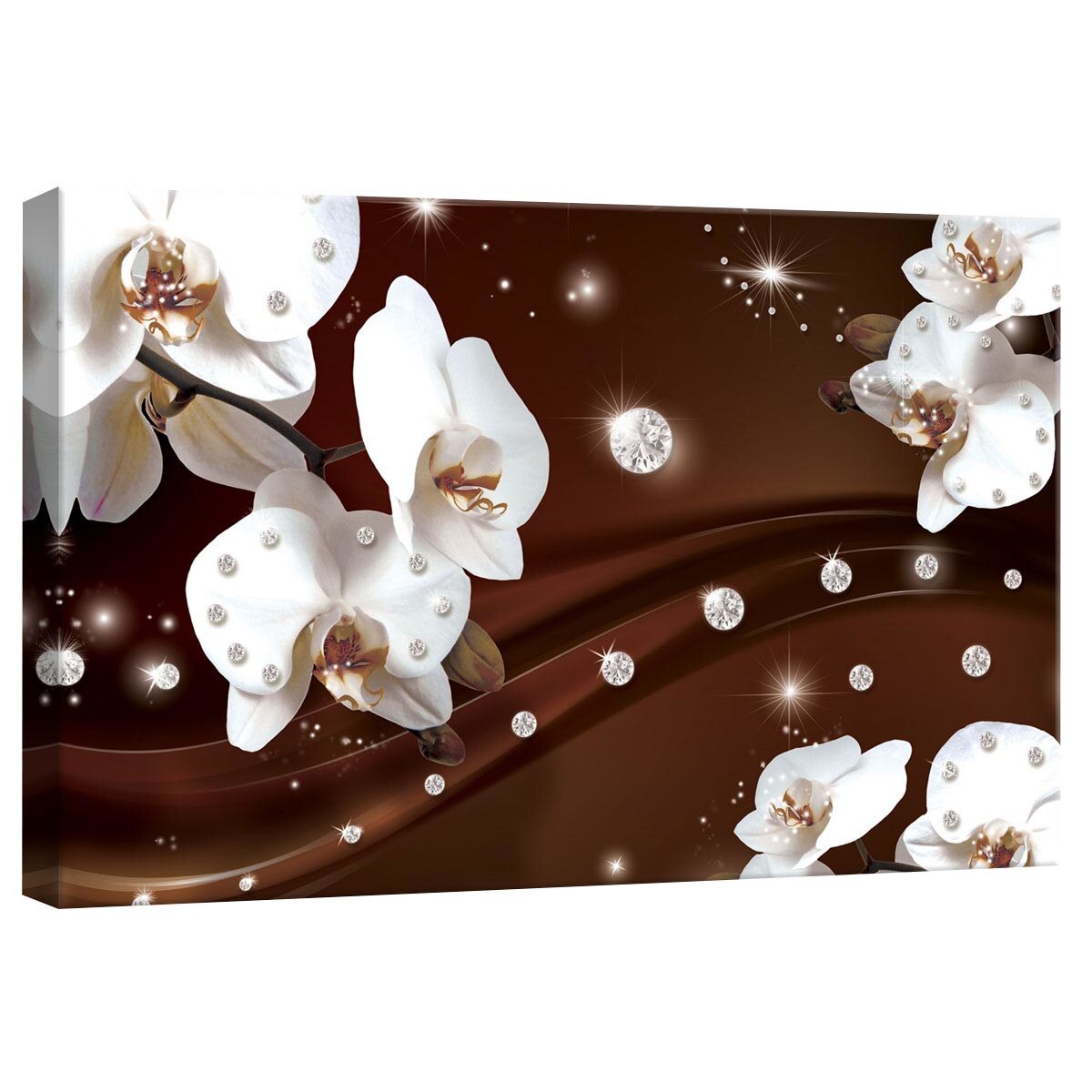 Tablou Canvas DEGRETS 78235 Orhidee Abstractie 3 3D, 40x60cm