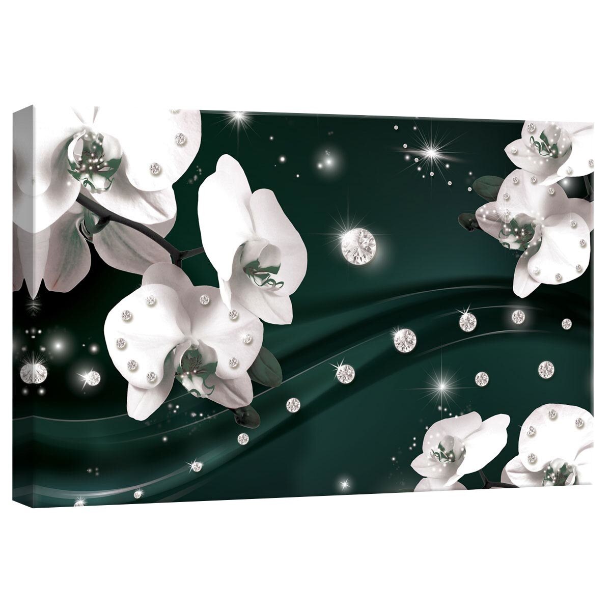 Tablou Canvas DEGRETS 78236 Orhidee Abstractie 5 3D, 40x60cm