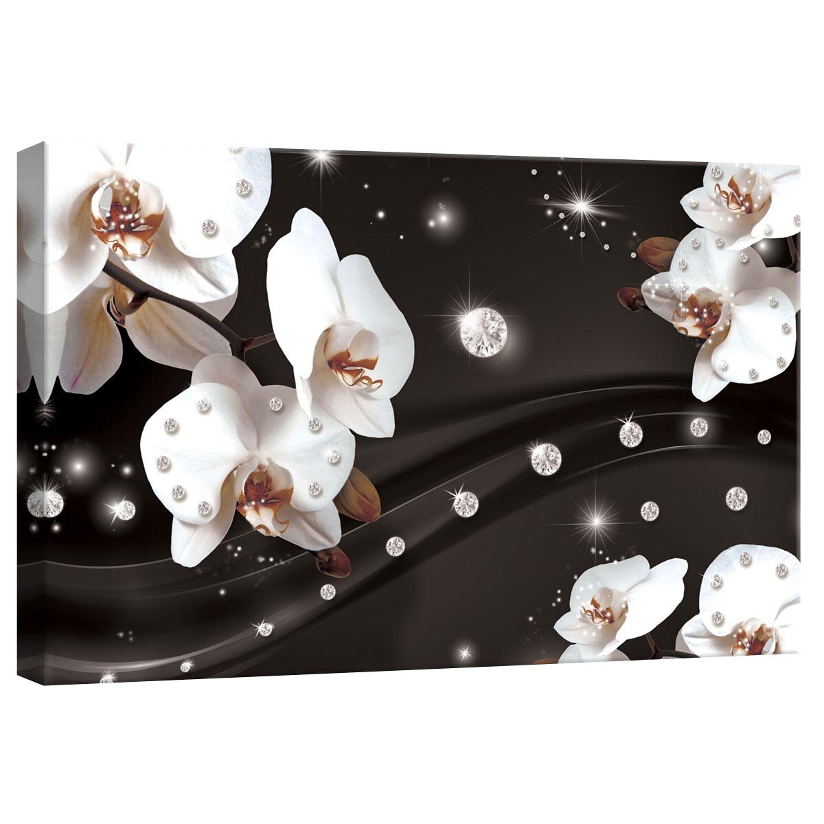 Tablou Canvas DEGRETS 78237 Orhidee Abstractie 2 3D, 40x60cm