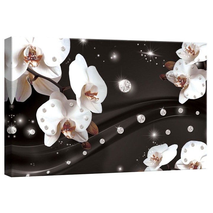 Tablou Canvas DEGRETS 78237 Orhidee Abstractie 2 3D, 40x60cm