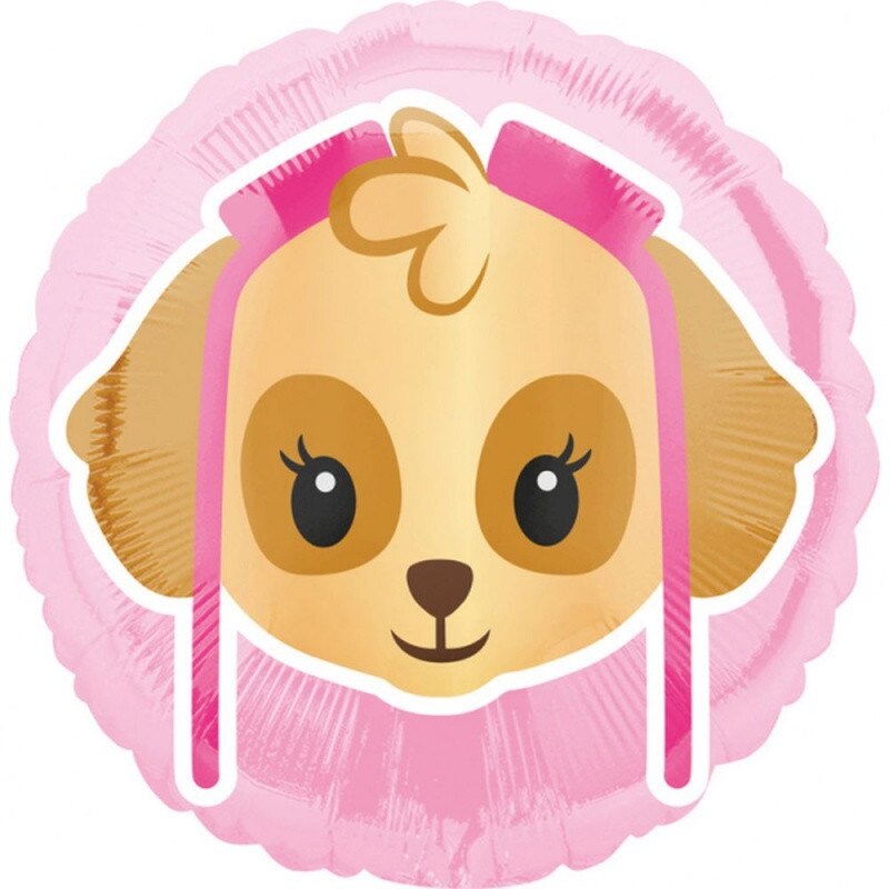 Balon folie 45 cm Skye, Paw Patrol Emoticon, Amscan 36368