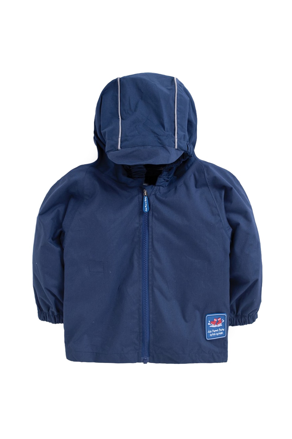 JoJo Maman Bebe, Jacheta usoara impermeabila, Albastru marin, 116 CM