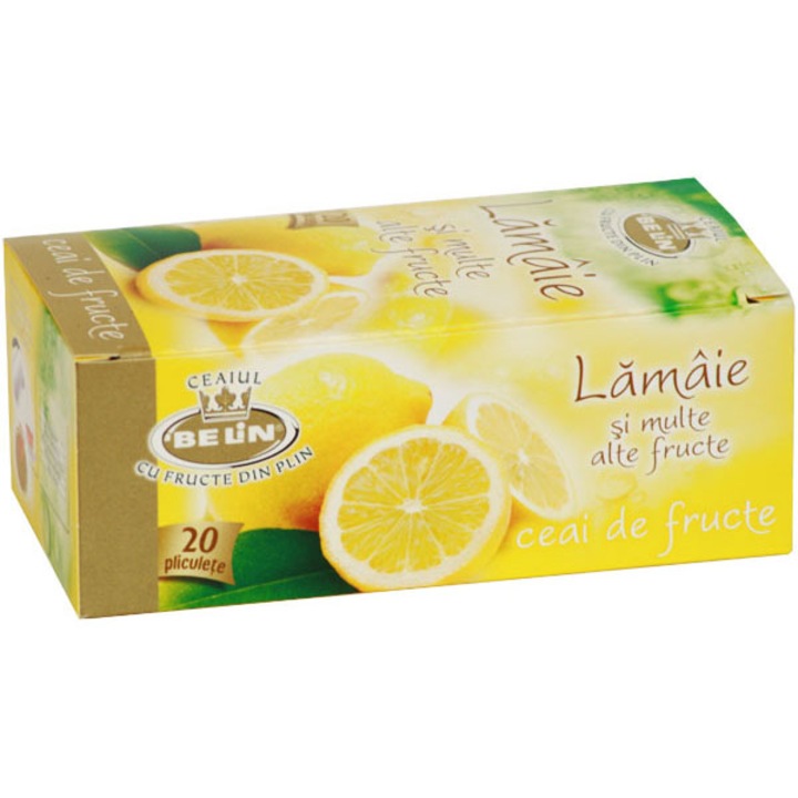 Ceai Belin Standard Lamaie si Multifructe, 20 plicuri, 40 gr.