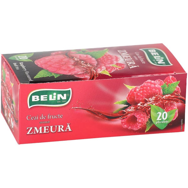 Ceai Belin Standard Zmeura, 20 plicuri, 40 gr.