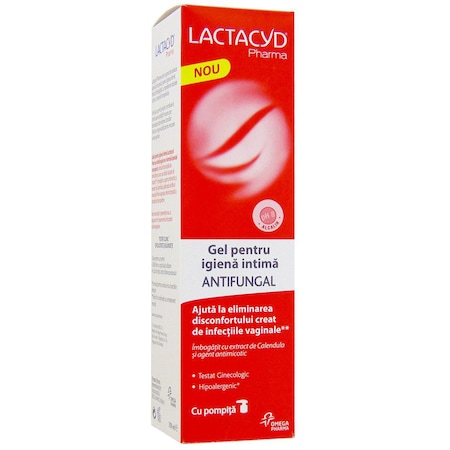 Lotiune antifungica pentru igiena intima zilnica Lactacyd Antifungic, 250ml