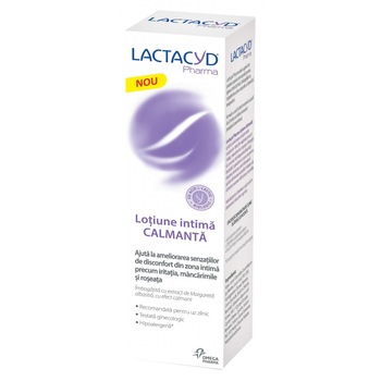Lotiune calmanta pentru igiena intima zilnica Lactacyd Calmanta, 250ml Lotiune calmanta pentru igiena intima zilnica Lactacyd Calmanta, 250ml