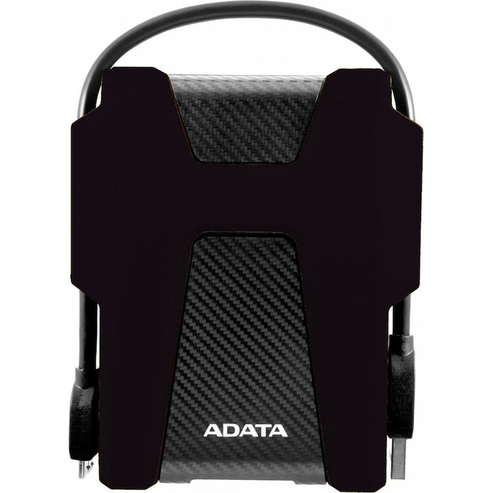 ADATA Durable HD680 Külső merevlemez, 1TB, Ütésálló, 2.5, USB 3.1, Fekete