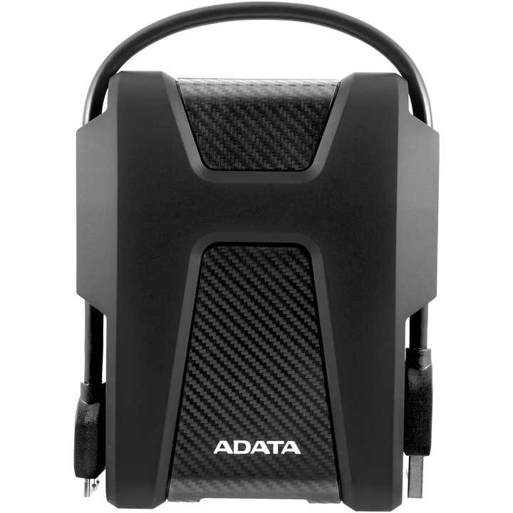 HDD Extern ADATA Durable HD680 2TB, Shock Sensor, 2.5", USB 3.2, Negru
