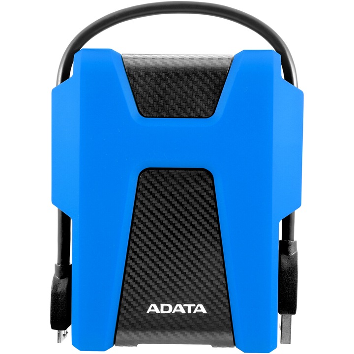 HDD Extern ADATA Durable HD680 2TB, Shock Sensor, 2.5", USB 3.2, Albastru