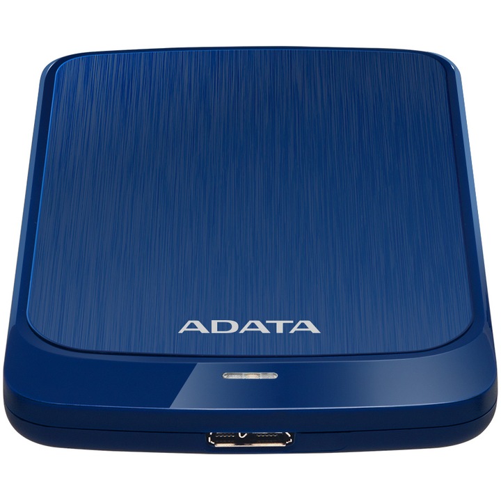 Външен хард диск ADATA HV320 Slim 1TB, Shock Sensor, 2.5", USB 3.2, Син