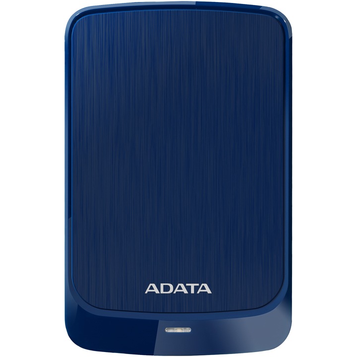HDD extern ADATA HV320 Slim 1TB, Shock Sensor, 2.5", USB 3.2, Albastru
