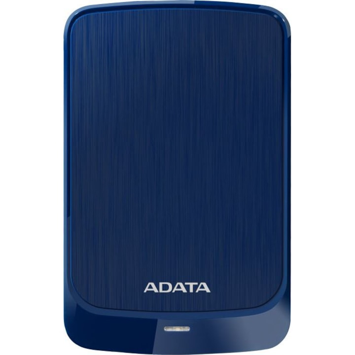Външен хард диск ADATA HV320 Slim 2TB, Shock Sensor, 2.5", USB 3.1, Син