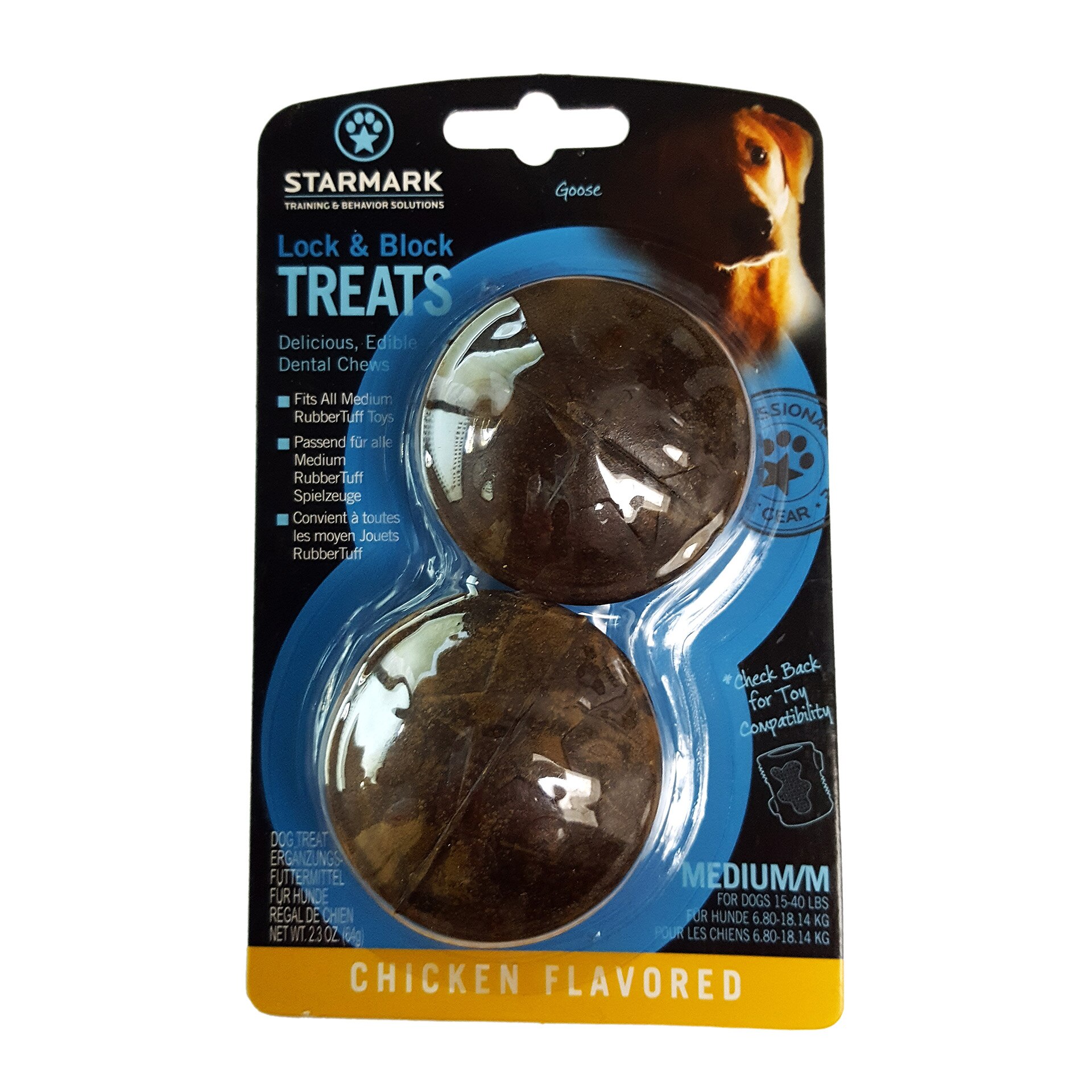 Recompensa Rezerva, Starmark, Lock&Block, Medie, Gust de Pui, 2 pastile