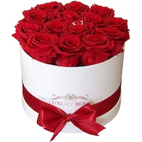 Aranjament flori sapun in cutie