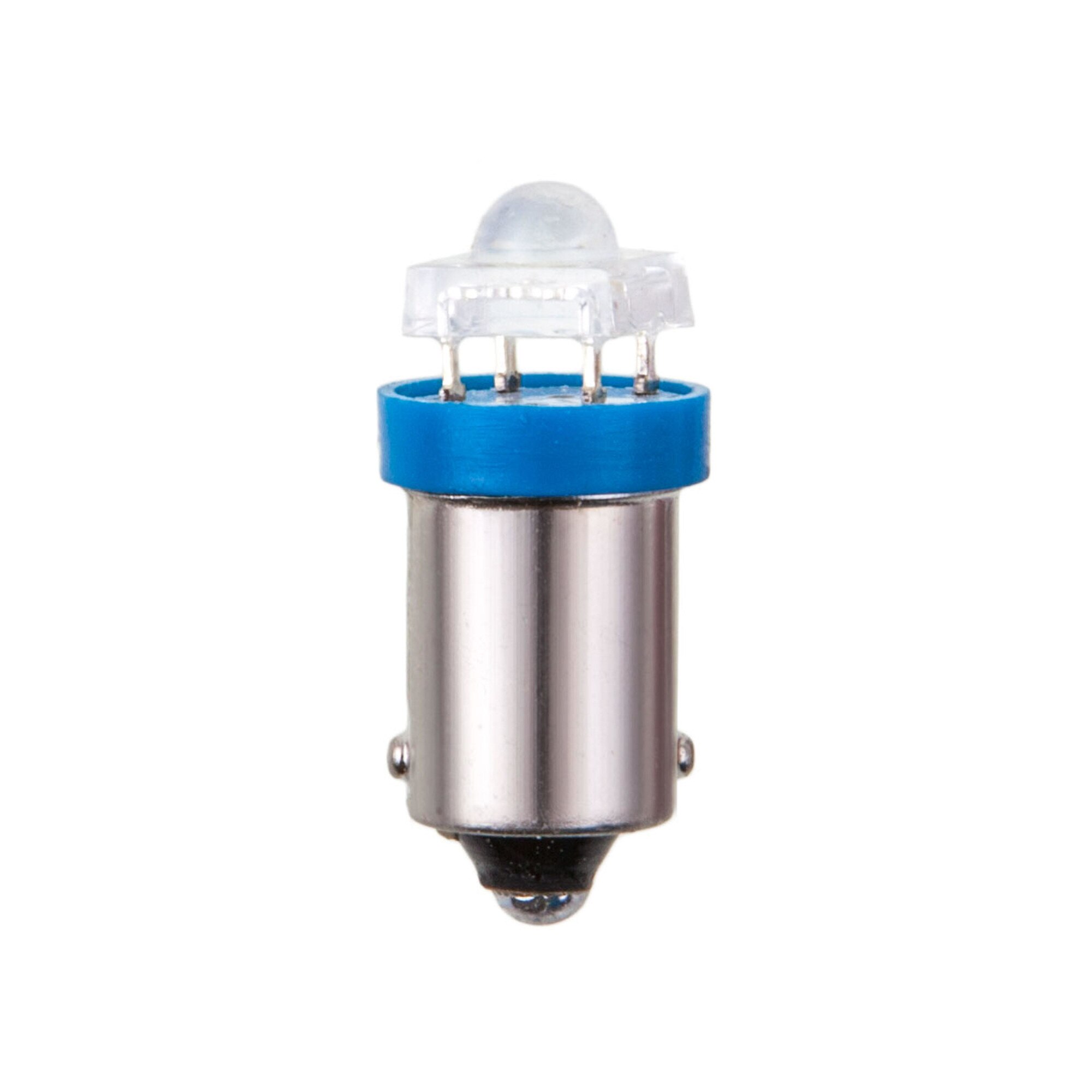 Set 2 bucati bec Led 12v 4w ba9s albastru 92674 4cars