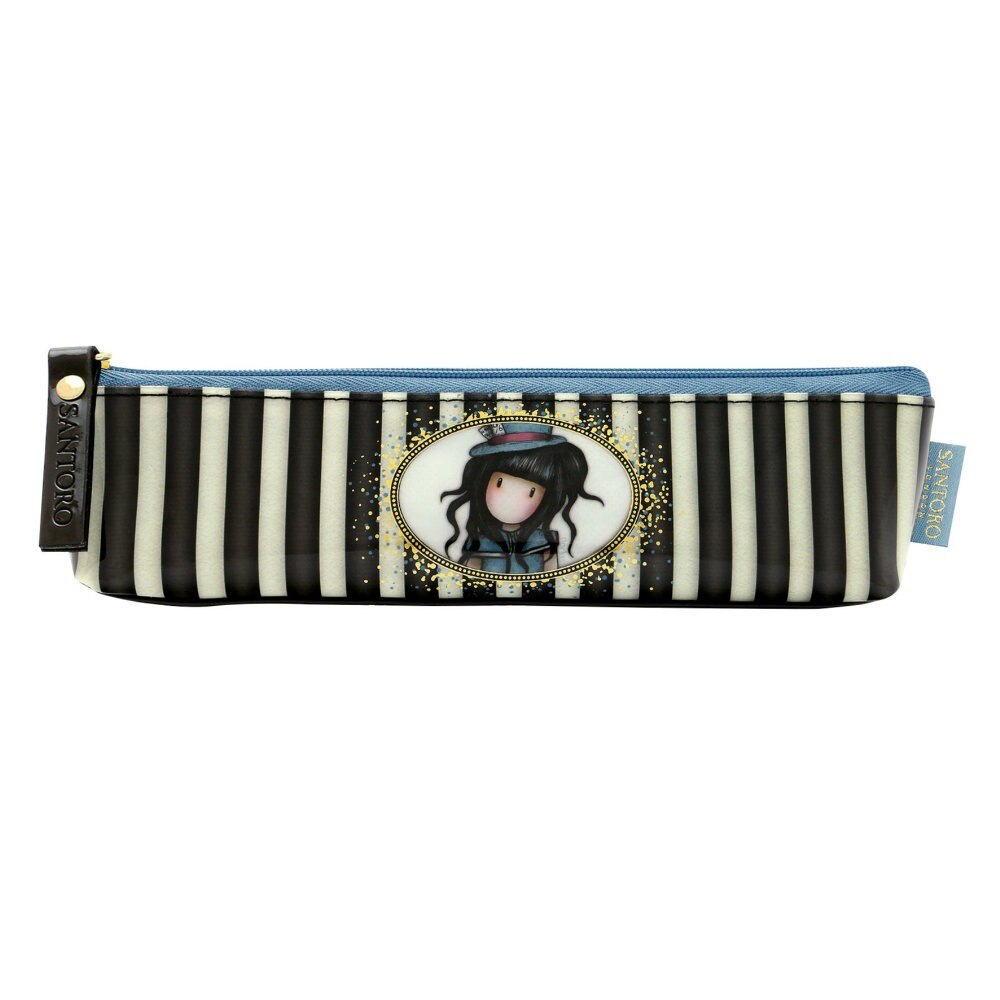 Gentuta pentru accesorii Gorjuss Stripes - The Hatter, 18 x 6 x 3 cm