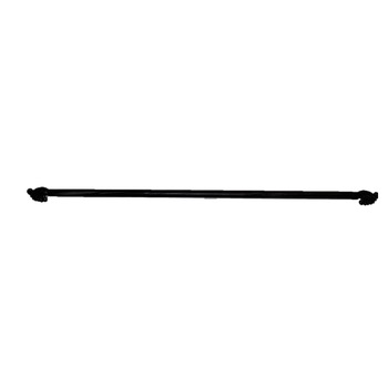 Set 2 bare pentru perdea cu frunza negru cu argintiu extensibila 80-140, Ridorail Set 2 bare pentru perdea cu frunza negru cu argintiu extensibila 80-140, Ridorail