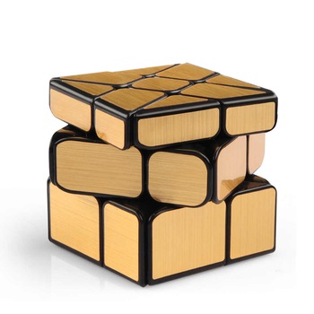 Cub Rubik 3x3x3 MoYu Wind Mirror Auriu Cub Rubik 3x3x3 MoYu Wind Mirror Auriu